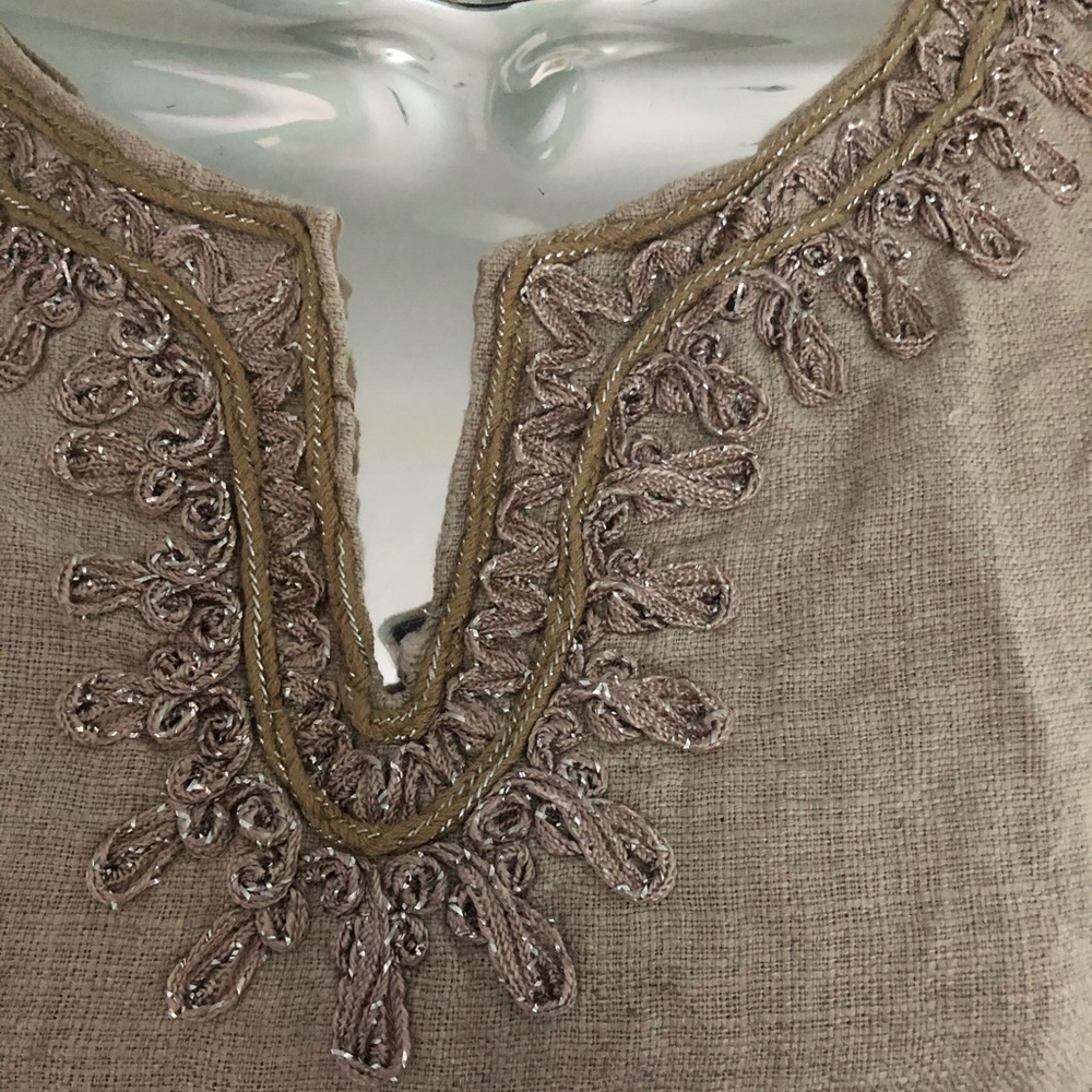 Ann Taylor Loft Burlap Dress